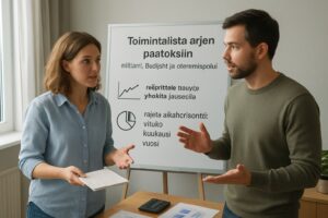 Toimintalista arjen päätöksiin: mittarit, budjetit ja etenemispolut